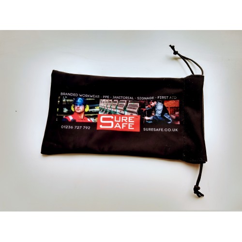 Suresafe Microfibre Spectacle Bag Black